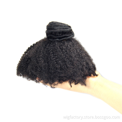 cheap 100% human hair extension raw indian hair, indian curly human hair bundles, afro kinky  hair wholesale